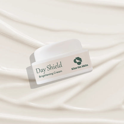 Day Shield Brightening Cream – Your Daily Protection & Glow Booster Kiss On Skin